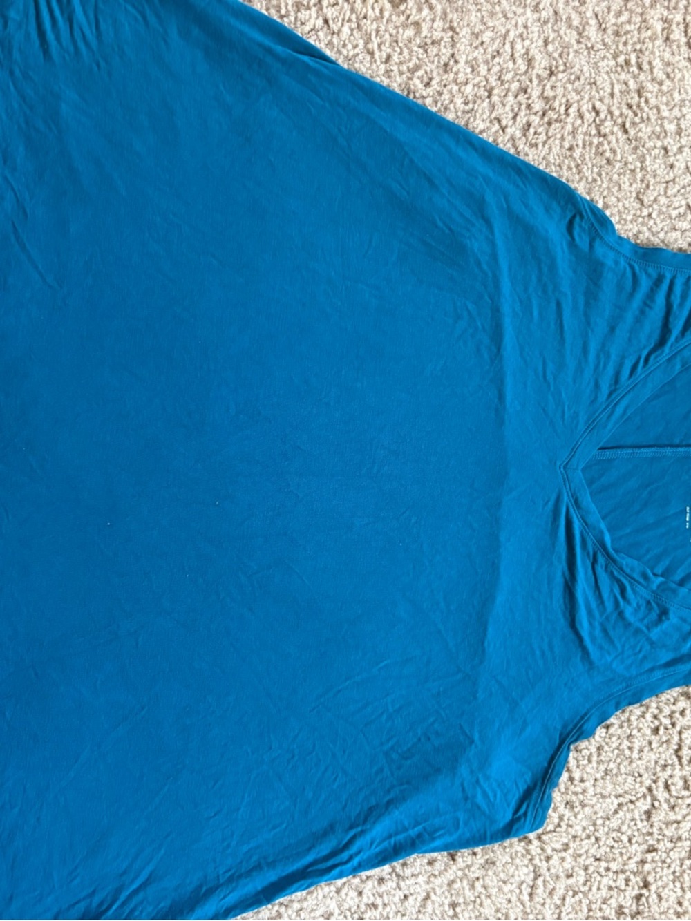 Time and Tru Teal V-Neck Tank Top